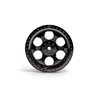 6 Spoke Wheel Black Chrome (83X56Mm/2Pcs)
