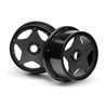 Super Star Wheel Black front (120X60Mm/2Pcs)