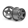 Super Star Wheel Gunmetal Rear (120X75Mm)