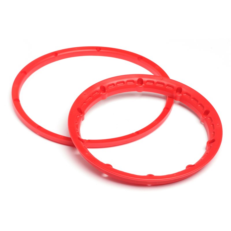 Heavy Duty Wheel Bead Lock Rings (Red/For 2 Wheels