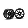 Work Emotion Xc8 Wheel 26Mm Black (6Mm Offset)