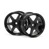 Te37 Wheel 26Mm Black (0Mm Offset)
