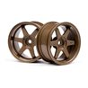 Te37 Wheel 26Mm Bronze (0Mm Offset)