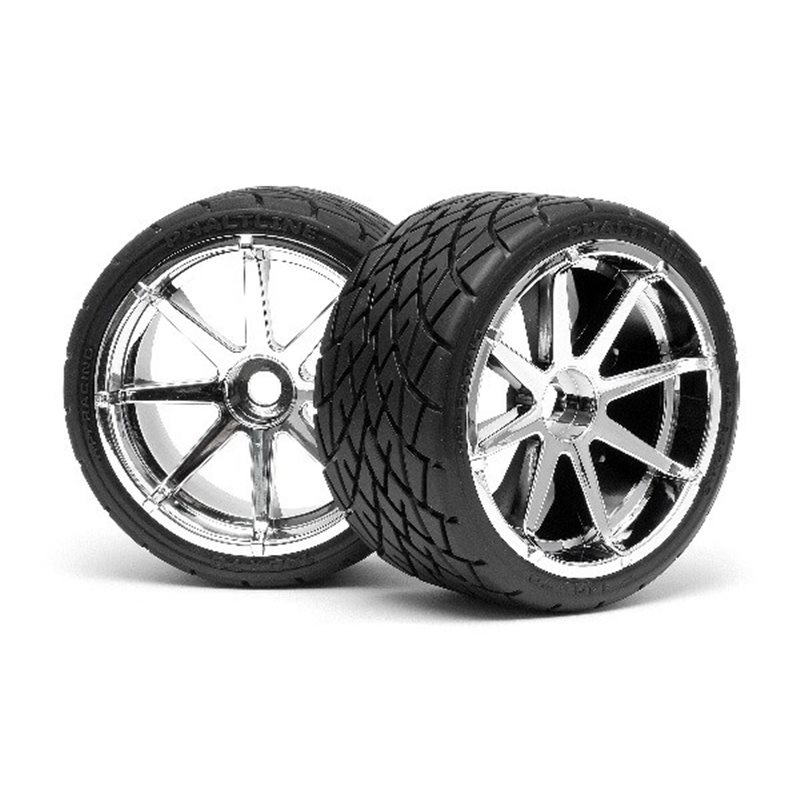 Mounted Phaltline Tire 140X70Mm On Blast Wheel Crm