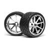 Mounted Phaltline Tire 140X70Mm On Blast Wheel Crm