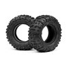 Rover 1.9 Tire (Red/Rock Crawler/2Pcs)