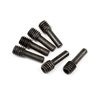 Screw Shaft M4X2.5X12Mm (Black/6Pcs)