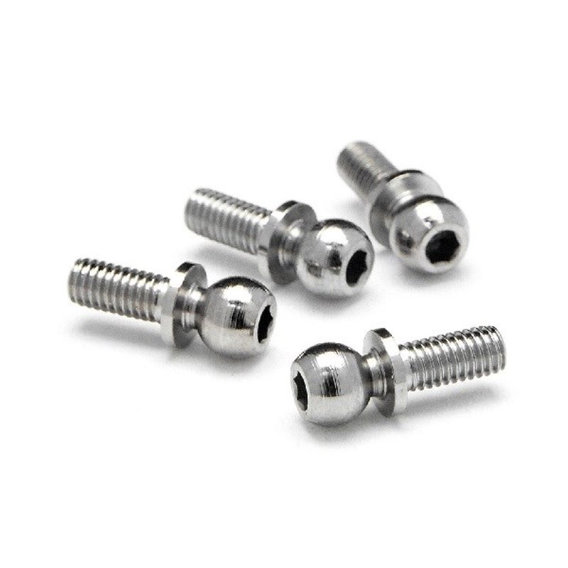 Ball 4.7X6.5mm (4-40/Hex Socket/Silver/4pcs)