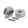 Hex Wheel Hub 17Mm (Silver)