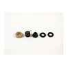 Spring 4.9X8X7Mm W. Wshr 4.3X10X1.0Mm Hex -Blk Set
