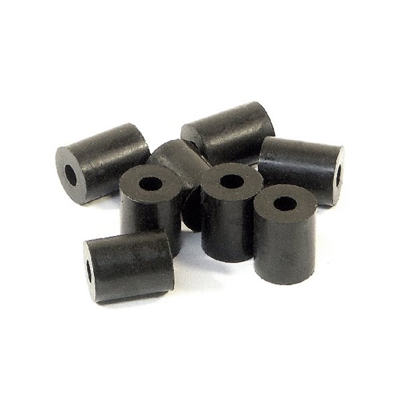 Rubber Tube 3 X 8 10Mm (Shaped/Black/8Pcs)