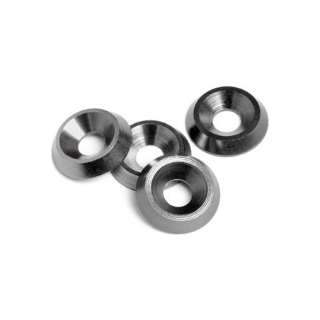Cone Washer 3X9X2Mm (Gunmetal/4Pcs)