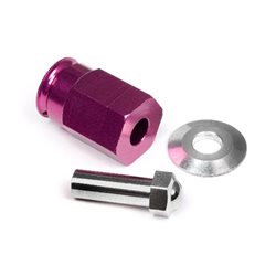 Aluminum Wide Hex Hub 12Mm (24Mm Wide/Purple)