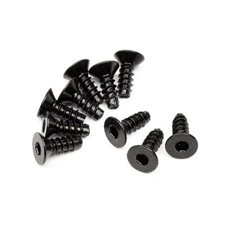 Tp. Flat Head Screw M3X8Mm (Hex Socket/10Pcs)