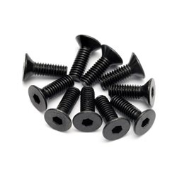 Flat Head Screw M4X12Mm (Hex Socket/10Pcs)