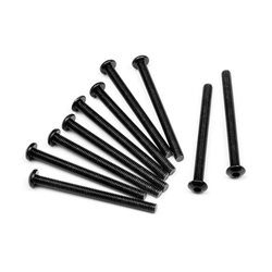 Button Head Screw M3X35Mm (Hex Socket/10Pcs)