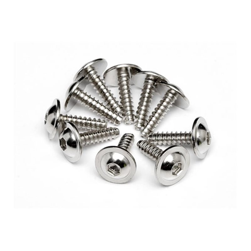 Tp. Flanged Screw M2.6X10Mm (Hex Socket/10Pcs)