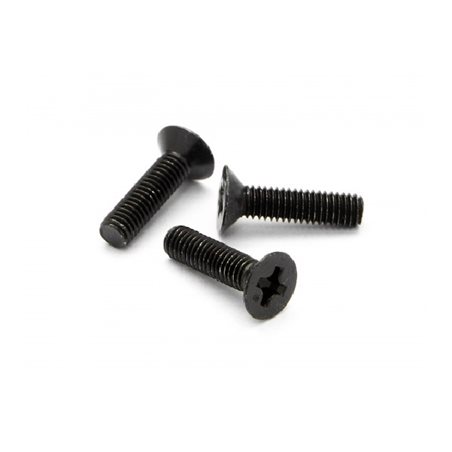 Flat Head Screw M3 X 12Mm (6Pcs)