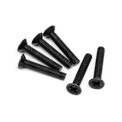 Flat Head Screw M3X18Mm (6Pcs)