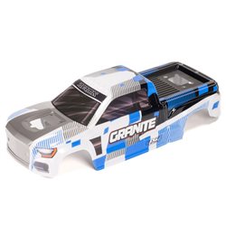 1/10 Clipless Painted Decaled Body Blue: GRANITE 4X4