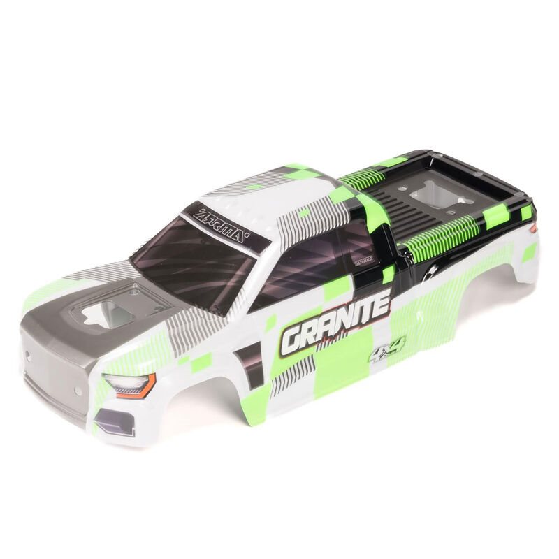 1/10 Clipless Painted Decaled Body Green: GRANITE 4X4