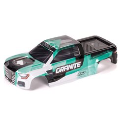 1/10 Clipless Painted Decaled Trimmed Body Green/Black: GRANITE 4X4