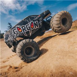 1/10 GORGON 2WD RTA Kit Brushed Monster Truck (Battery & Charger Included) Gun Metal