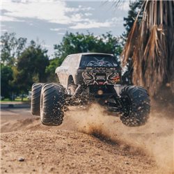 1/10 GORGON 2WD RTA Kit Brushed Monster Truck (Battery & Charger Included) Gun Metal