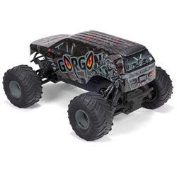 1/10 GORGON 2WD RTA Kit Brushed Monster Truck (Battery & Charger Included) Gun Metal