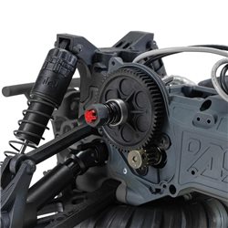 1/10 GORGON 2WD RTA Kit Brushed Monster Truck (Battery & Charger Included) Gun Metal