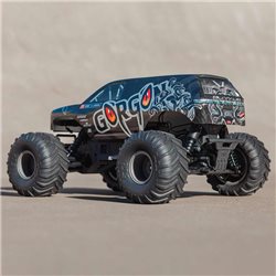 1/10 GORGON 2WD RTA Kit Brushed Monster Truck (Battery & Charger Included) Gun Metal