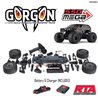 1/10 GORGON 2WD RTA Kit Brushed Monster Truck (Battery & Charger Included) Gun Metal 1/10 GORGON 2WD RTA Kit Brushed Monster Truck (Battery & Charger Included) Gun Metal