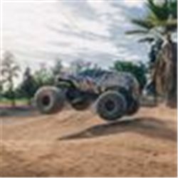 1/10 GORGON 2WD RTA Kit Brushed Monster Truck (Battery & Charger Included) Gun Metal