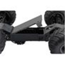 1/10 GORGON 2WD RTA Kit Brushed Monster Truck (Battery & Charger Included) Gun Metal