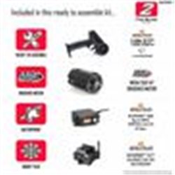 1/10 GORGON 2WD RTA Kit Brushed Monster Truck (Battery & Charger Included) Gun Metal