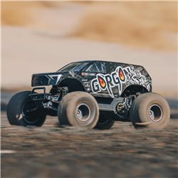 1/10 GORGON 2WD RTA Kit Brushed Monster Truck (Battery & Charger Included) Gun Metal