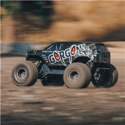 1/10 GORGON 2WD RTA Kit Brushed Monster Truck (Battery & Charger Included) Gun Metal