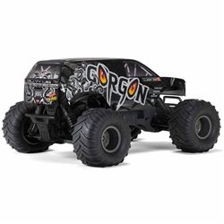 1/10 GORGON 2WD RTA Kit Brushed Monster Truck (Battery & Charger Included) Gun Metal