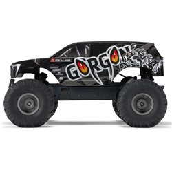 1/10 GORGON 2WD RTA Kit Brushed Monster Truck (Battery & Charger Included) Gun Metal