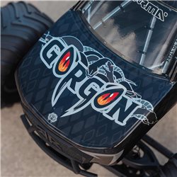 1/10 GORGON 2WD RTA Kit Brushed Monster Truck (Battery & Charger Included) Gun Metal