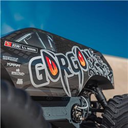 1/10 GORGON 2WD RTA Kit Brushed Monster Truck (Battery & Charger Included) Gun Metal