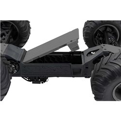 1/10 GORGON 2WD RTA Kit Brushed Monster Truck (Battery & Charger Included) Gun Metal