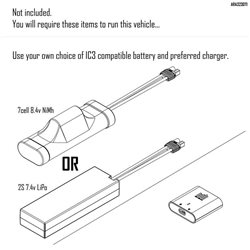 1/10 GORGON 2WD RTR Brushed Monster Truck Blue