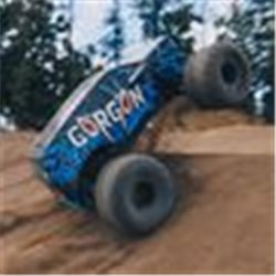 1/10 GORGON 2WD RTR Brushed Monster Truck Blue