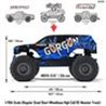 1/10 GORGON 2WD RTR Brushed Monster Truck Blue 1/10 GORGON 2WD RTR Brushed Monster Truck Blue