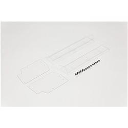 1/8 Clear Body with Decals: VENDETTA 4X4