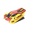 1/8 Clipless Painted Decaled Body Yellow/Red: TYPHON 4X4
