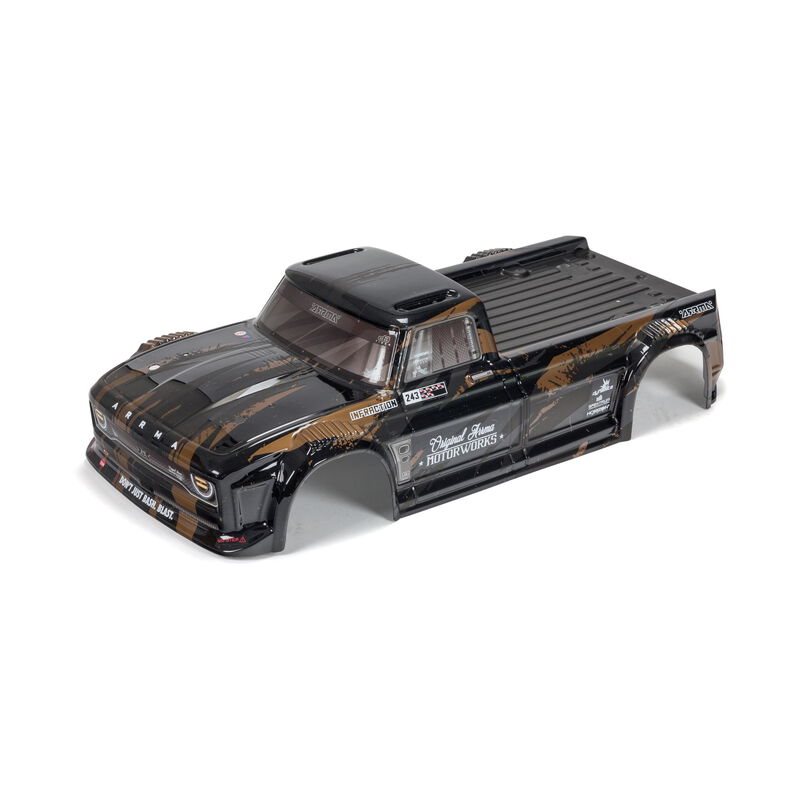 1/8 Finished Body Black/Gold: INFRACTION