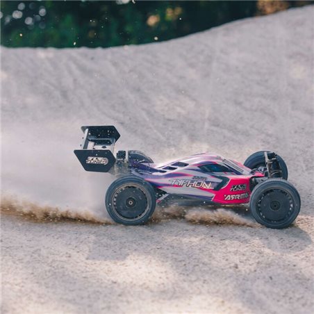 1/8 TYPHON 6S TLR Tuned 4X4 Roller Brushless Buggy Pink/Purple