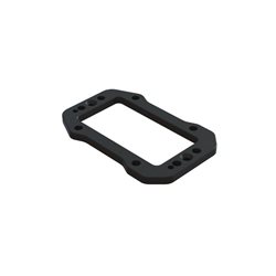 Aluminum Servo Mount Plate Black